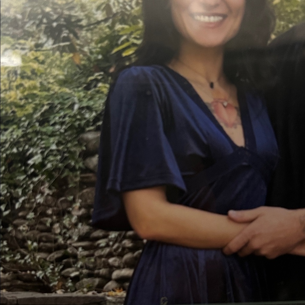 In Loom Navy Blue maxi Dress - Picture 4 of 4